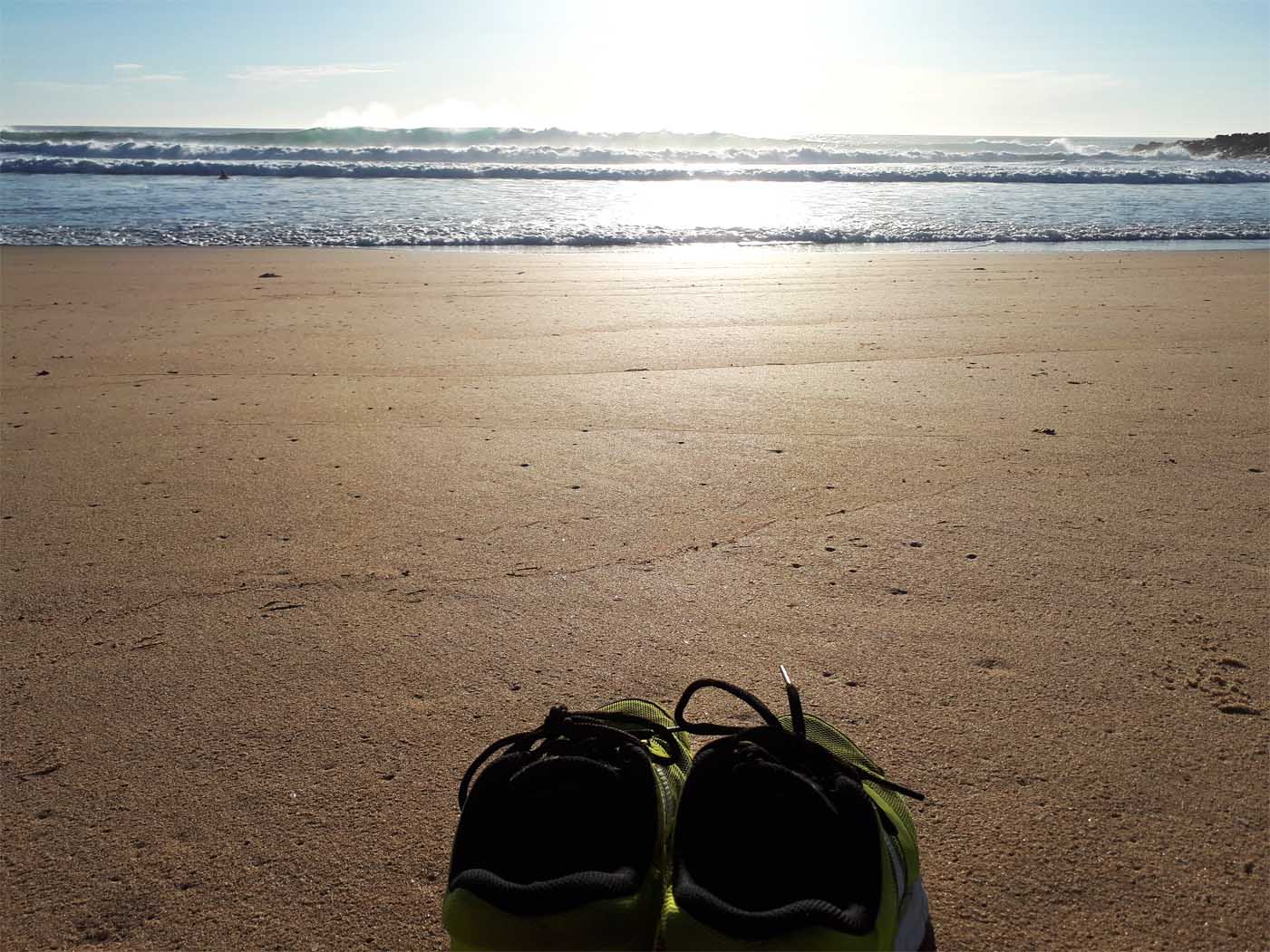 Výměnný pobyt Austrálie boty na pláži