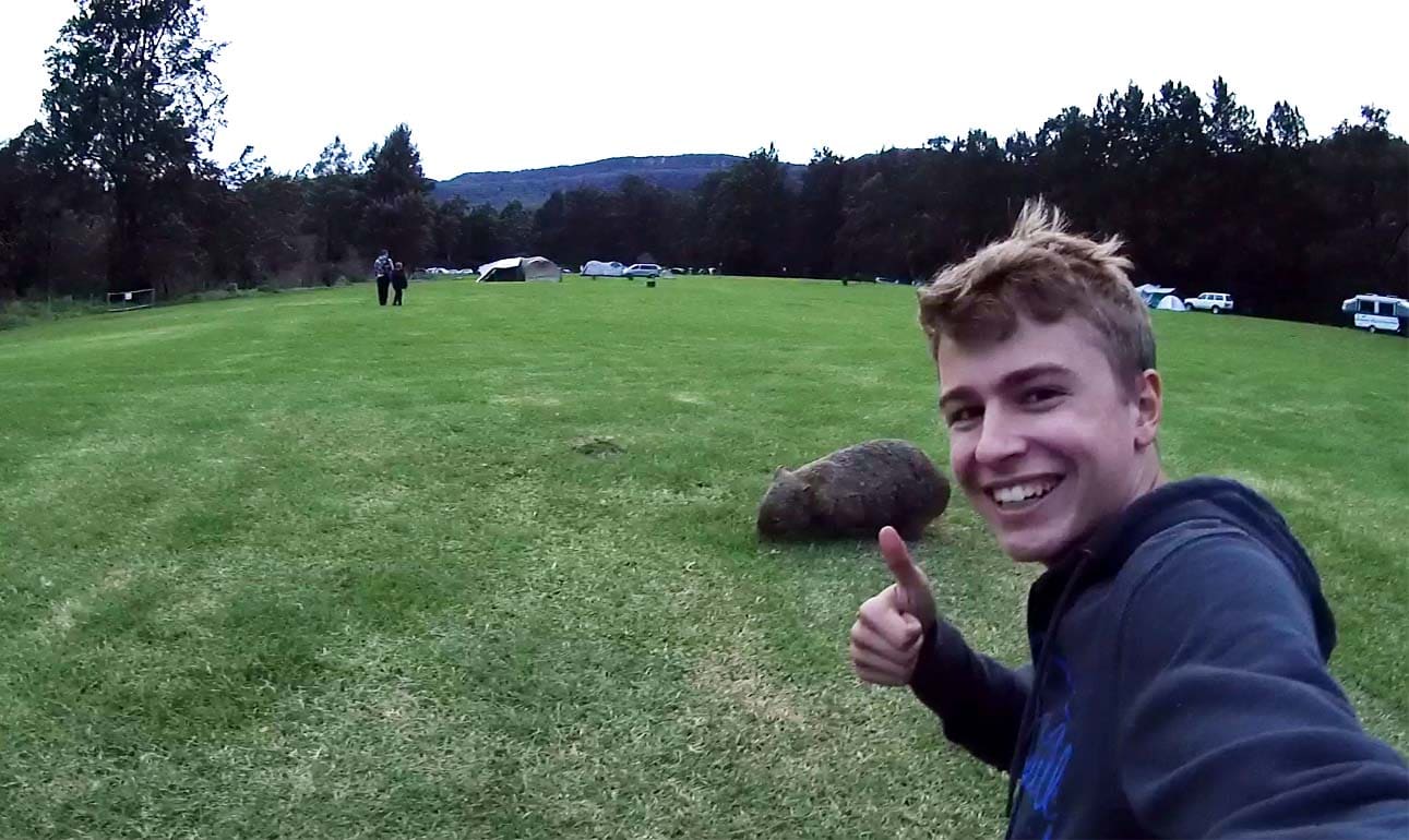 Austrálie s wombaty