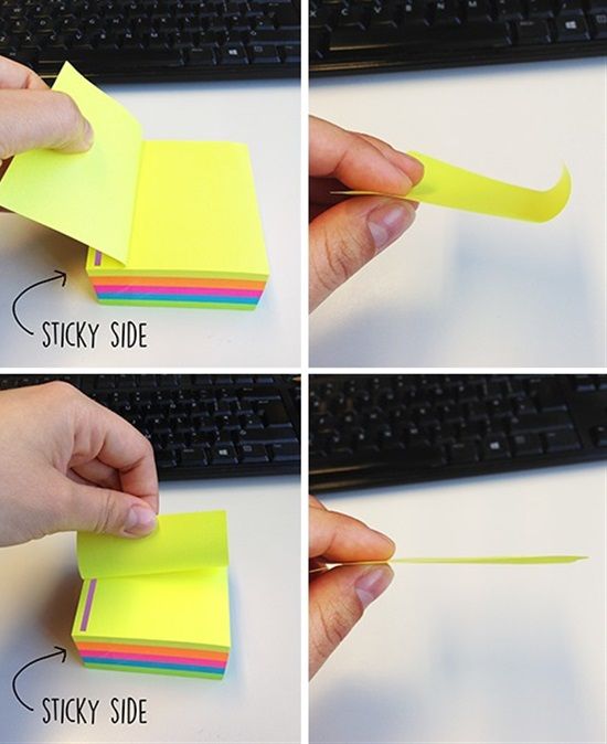 Stick-it note hack