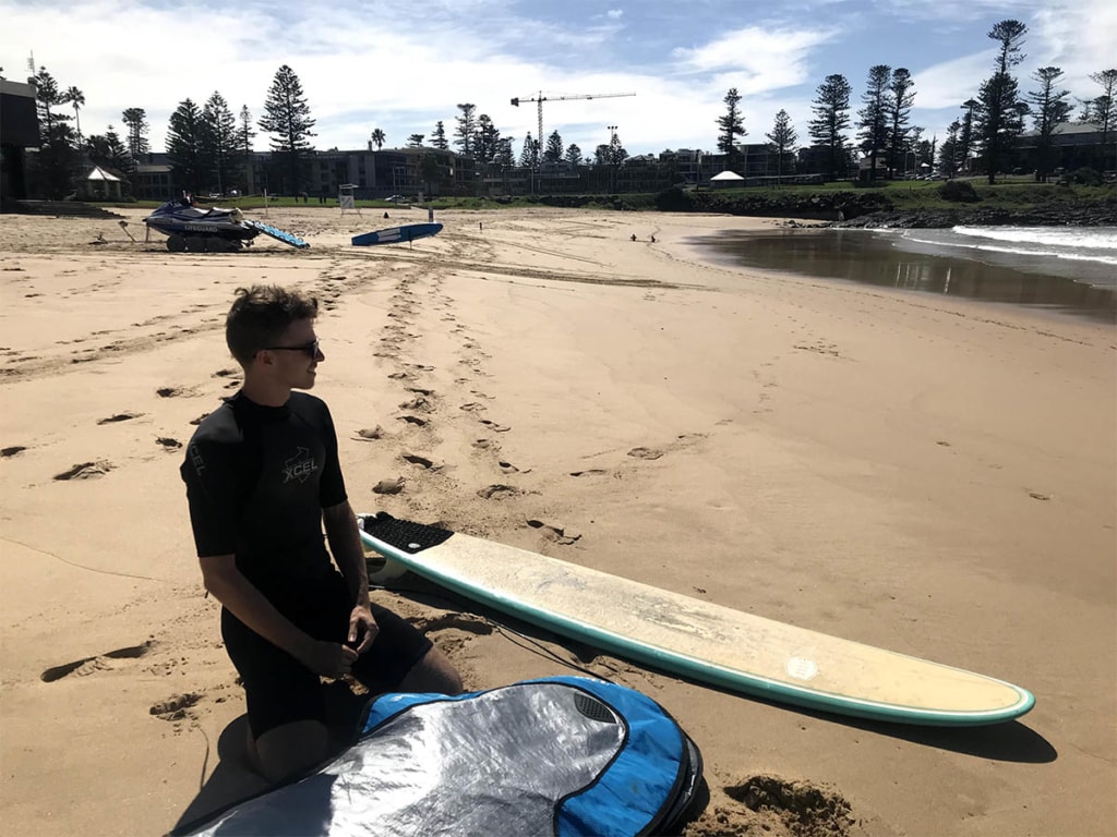 Vít Libovický surf Austrálie