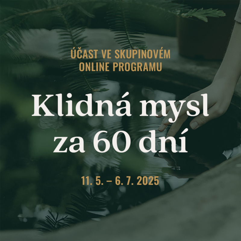 Klidná mysl – skupinový program přepisu mysli a nalezení svobody od negativních myšlenek